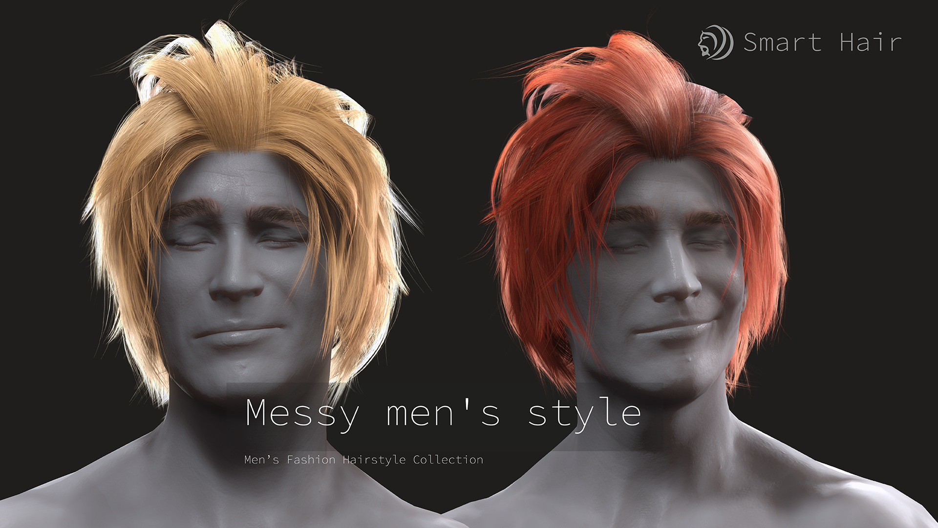 Messy men style