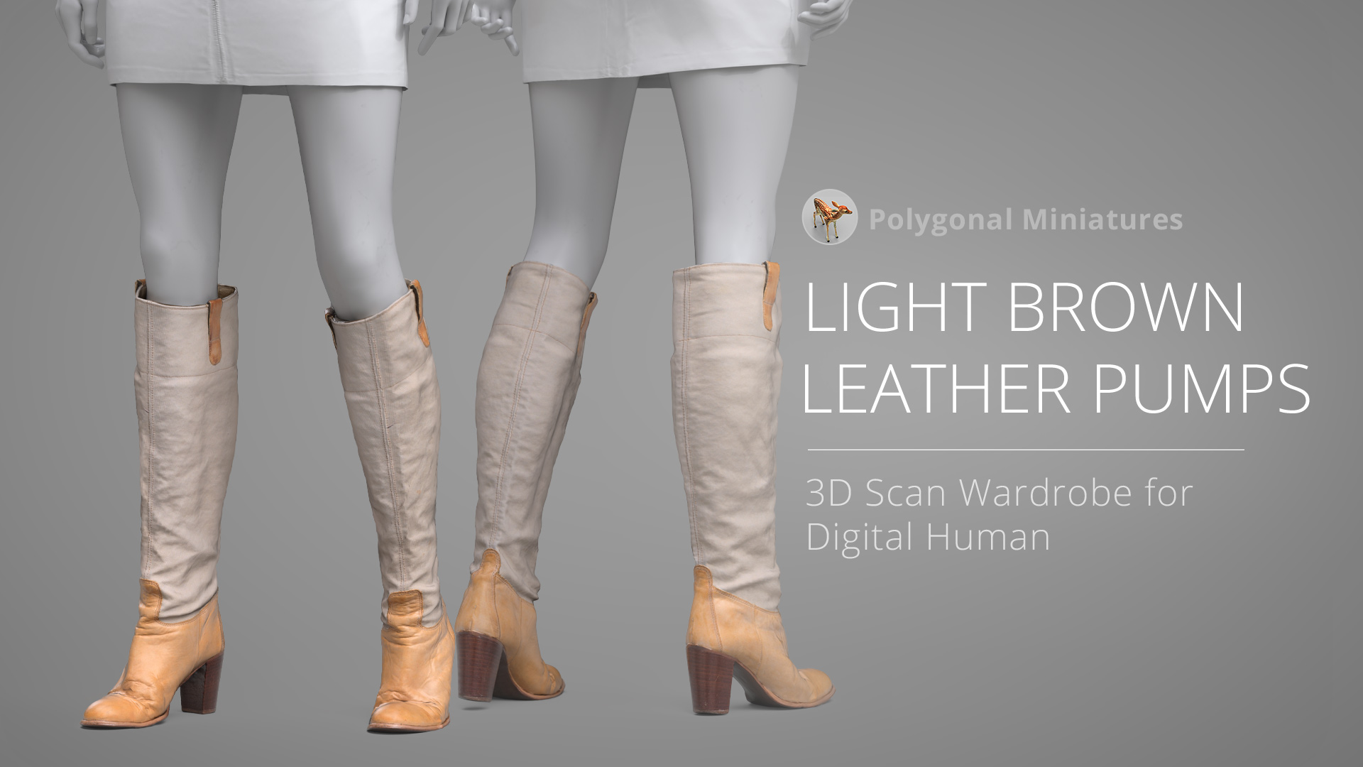 Light Brown Leather Pumps