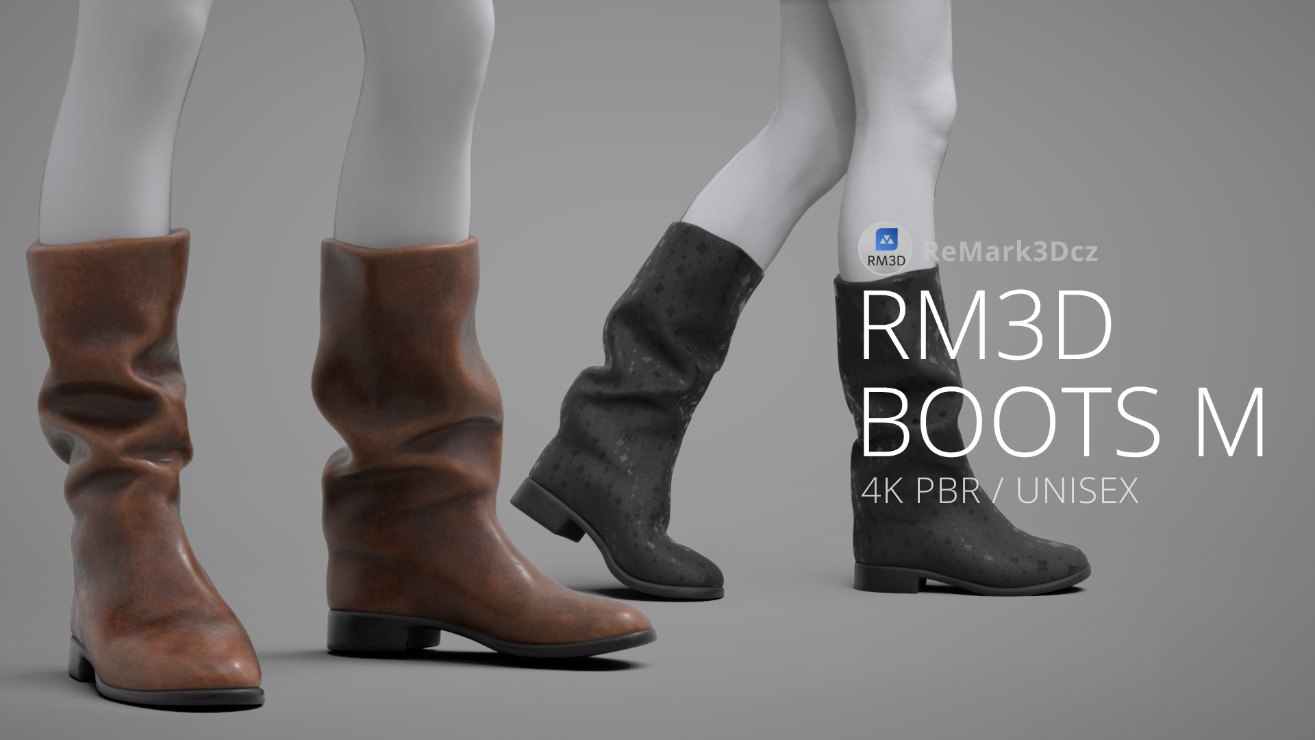 RM3D Boots M (20 variants) - Character Creator/Outfit - Reallusion ...