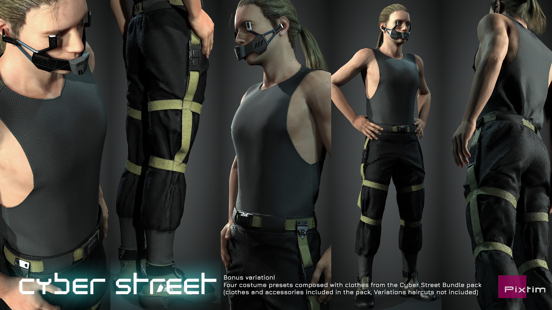 Cyber Street Bundle Character Creator/Actor Reallusion Content Store