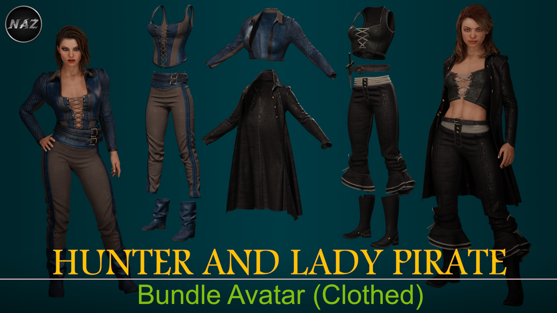 Hunter and Lady Pirate Bundle