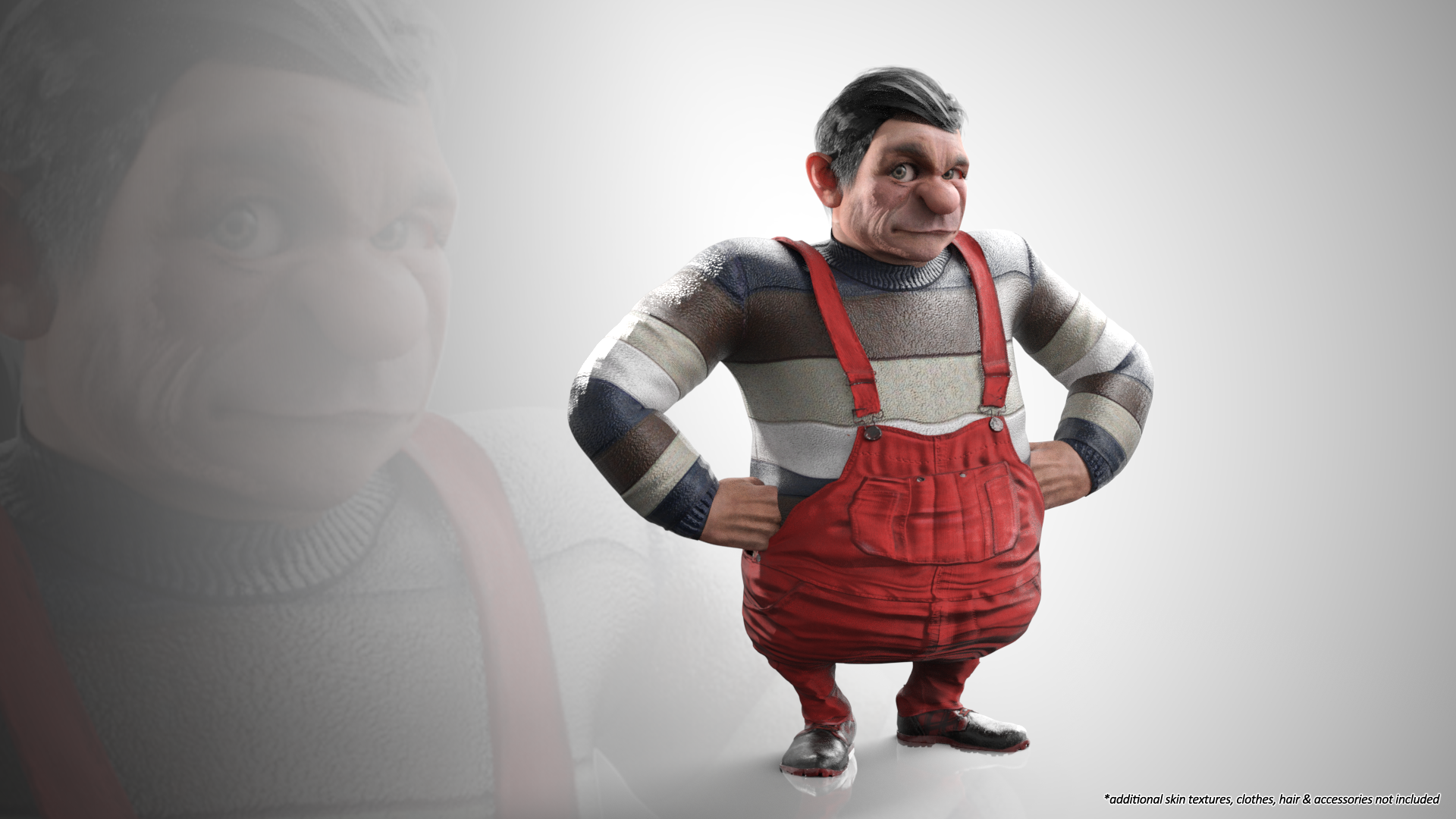 CC3 Stylized Exaggerated Morphs - Males Vol.1 - Character Creator/Combo ...