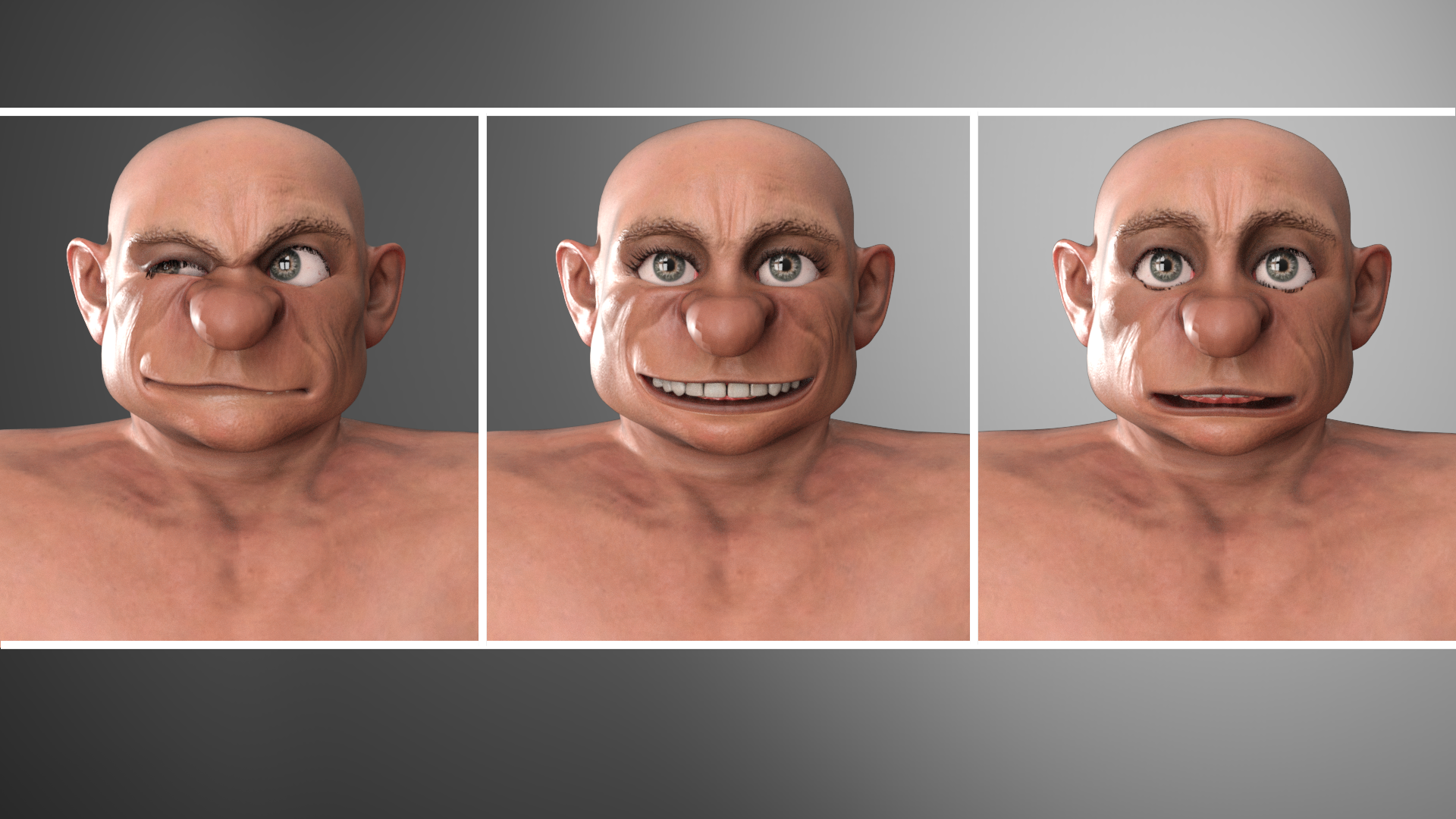 CC3 Stylized Exaggerated Morphs - Males Vol.1 - Character Creator/Combo ...