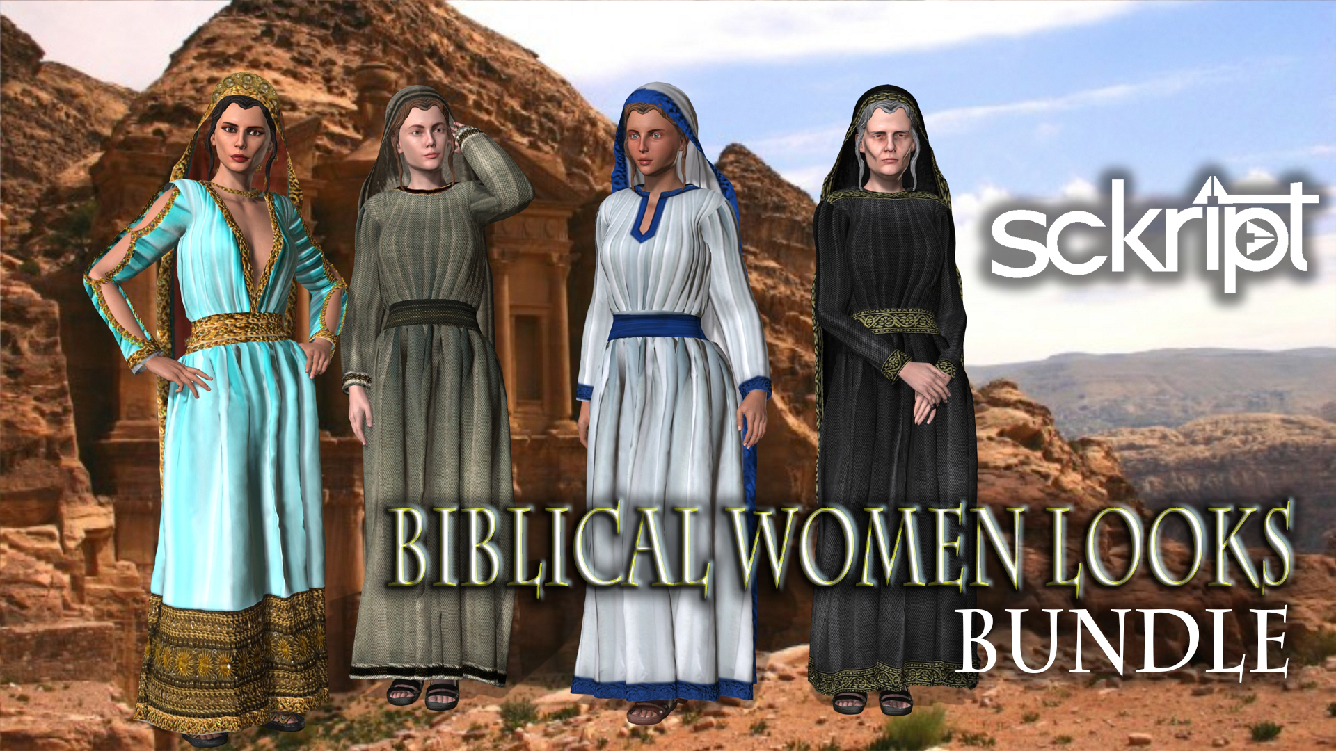 Sckript Biblical Women Looks Bundle