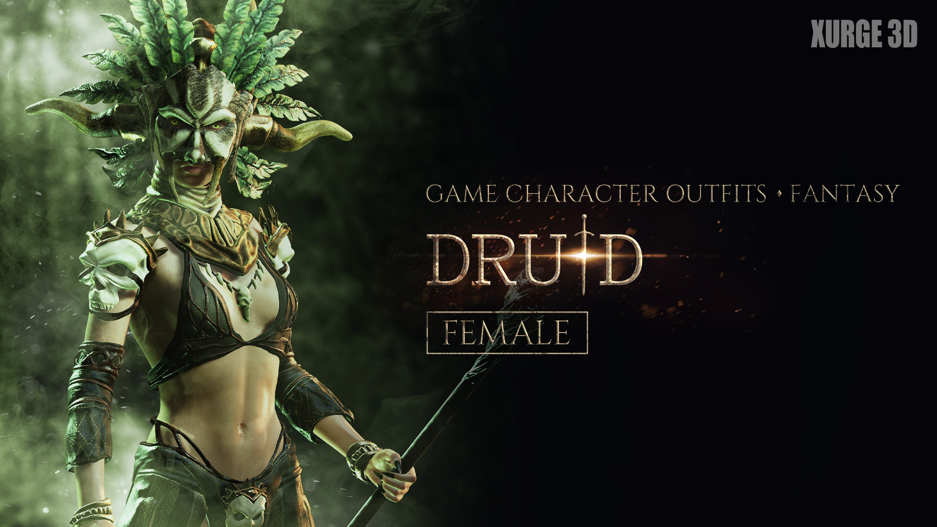 Druid Female Character Creator/Outfit Reallusion Content Store