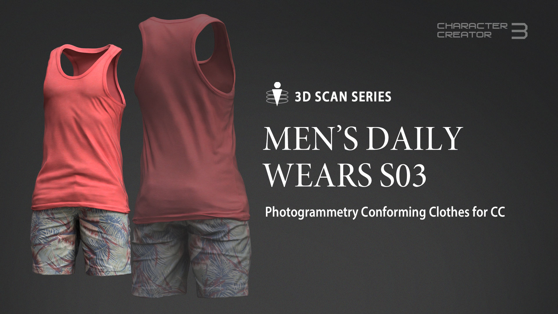 Virtual Human Outfits - Man Daily Wears S03