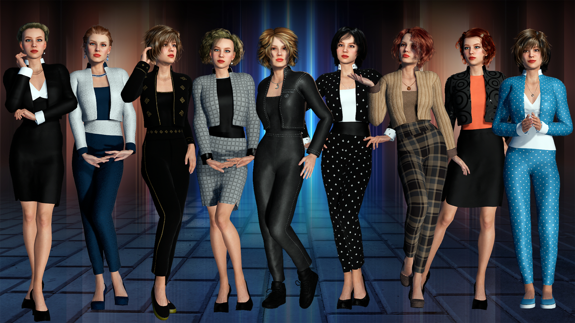 Outfits for walking, office and party Bundle_R1
