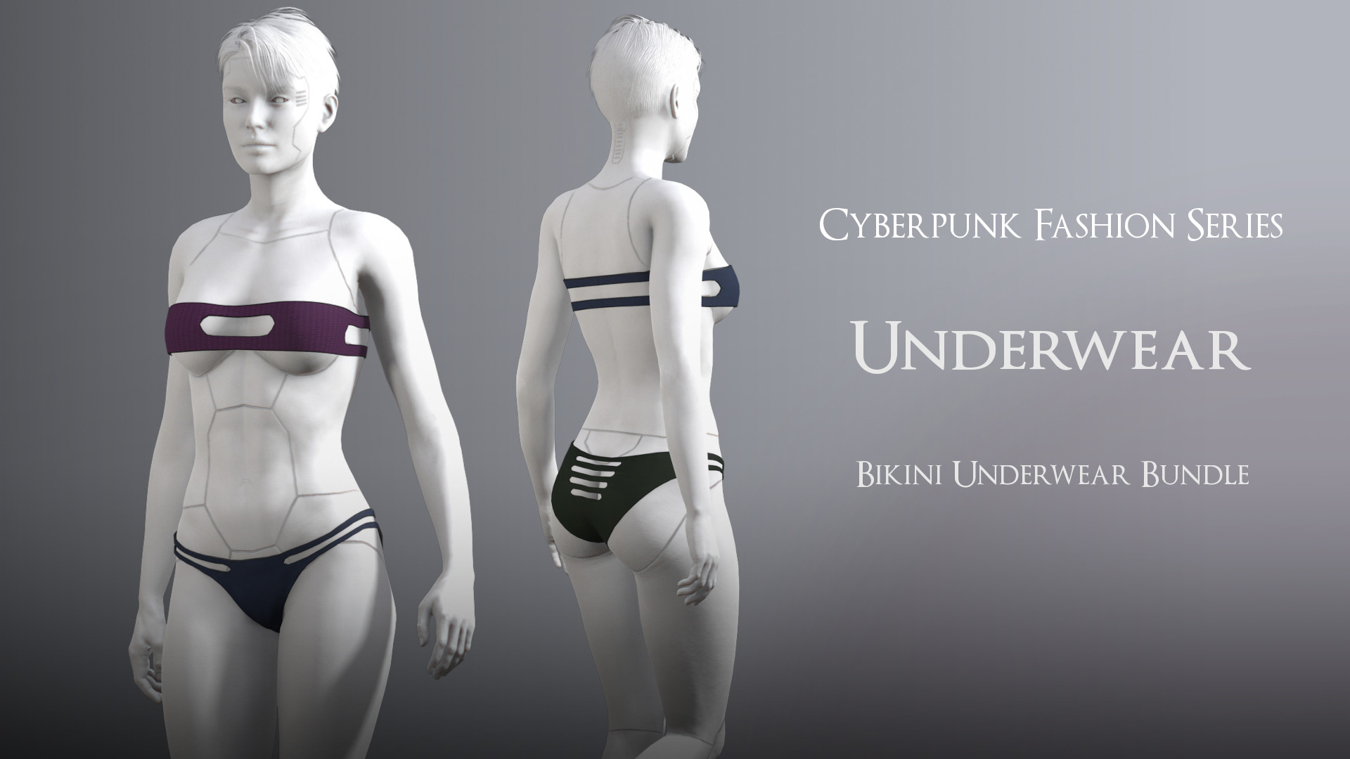 Cyberpunk - Bikini Underwear Bundle