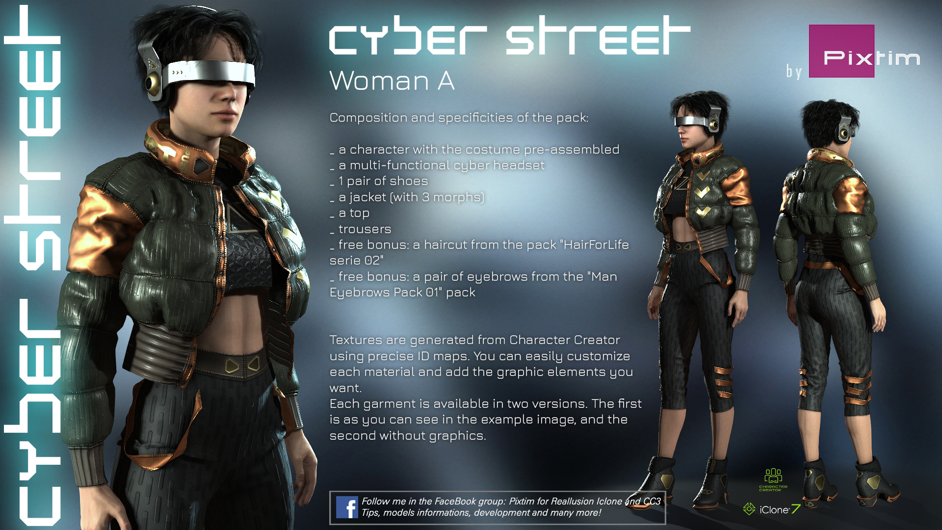 Cyber Street Woman A