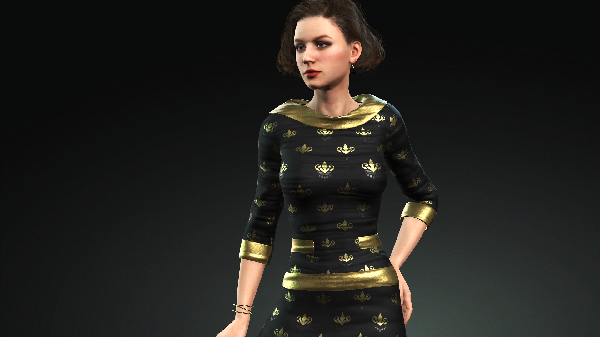 Stylish dress_S2 - Character Creator/Outfit - Reallusion Content Store