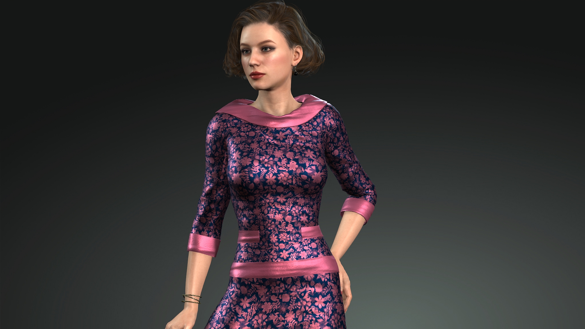 Stylish dress_S2 - Character Creator/Outfit - Reallusion Content Store