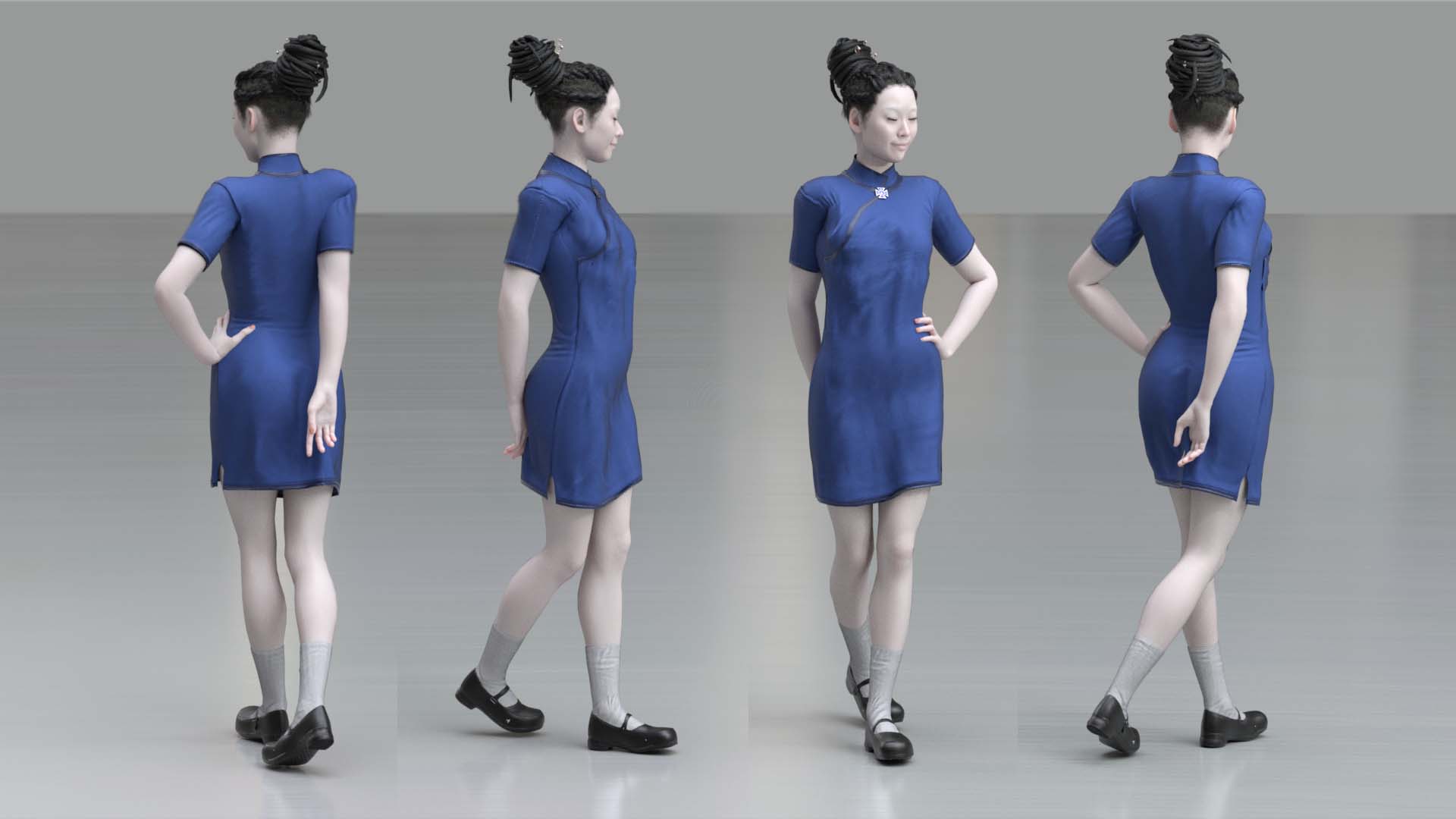 College Life - 4 Sets HK Uniforms - Character Creator/Outfit ...