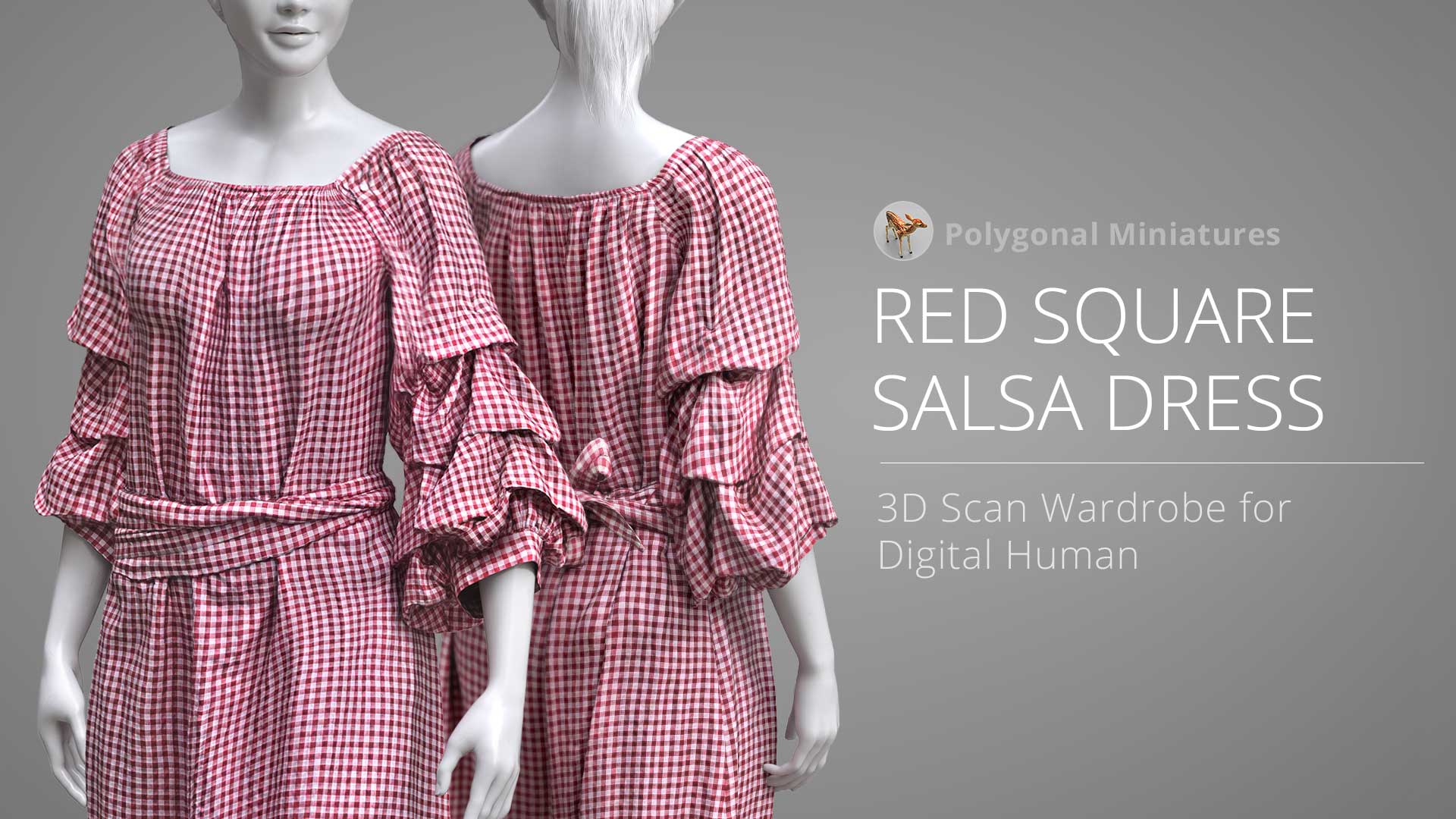 Red Square Salsa Dress