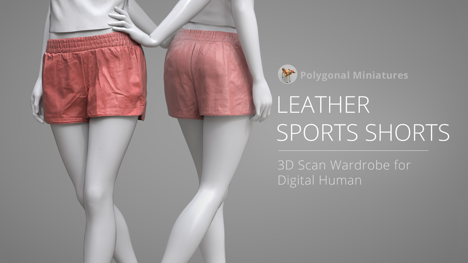 Leather Sports Shorts