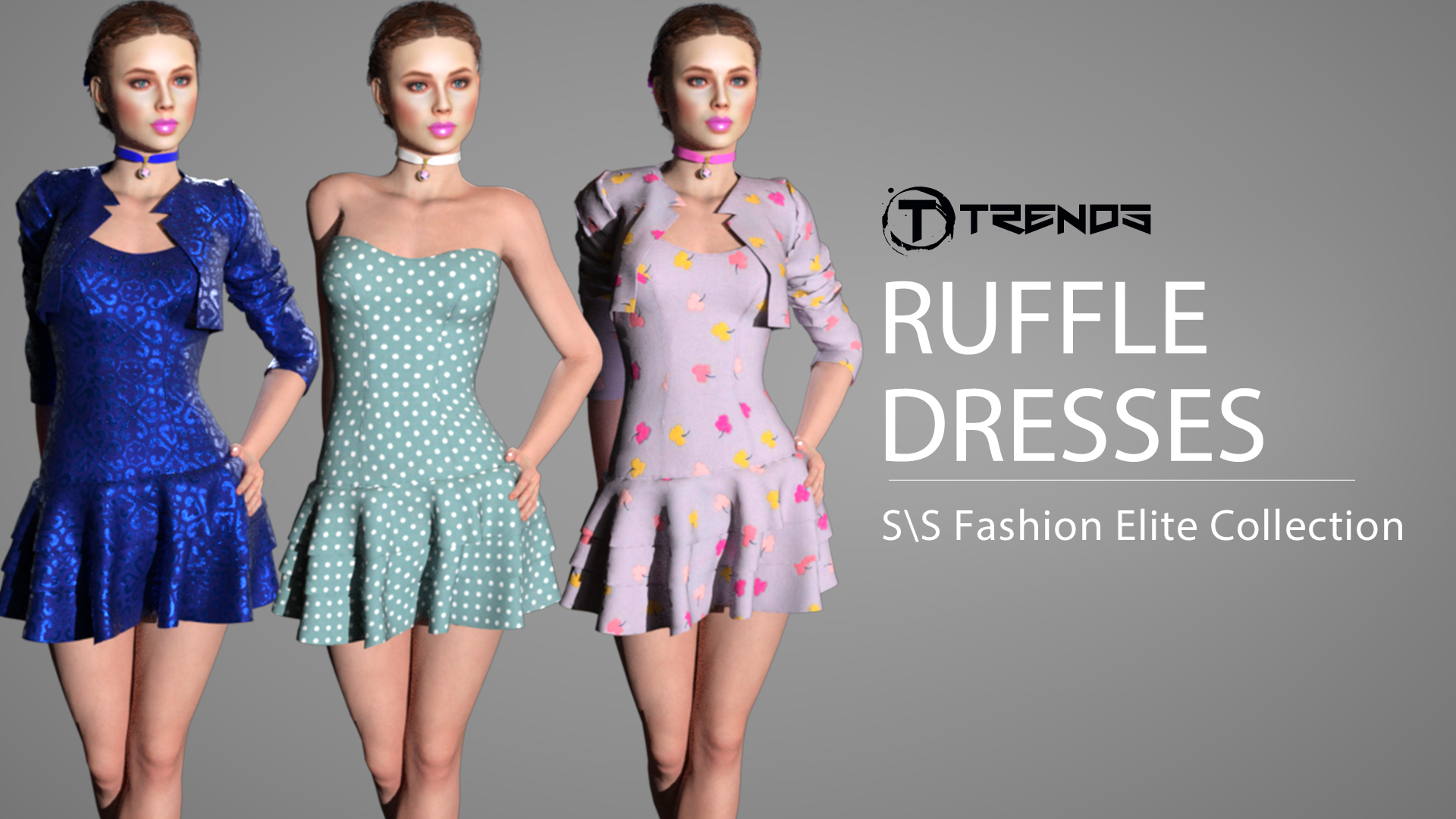 Ruffle Dresses with the Bolero's