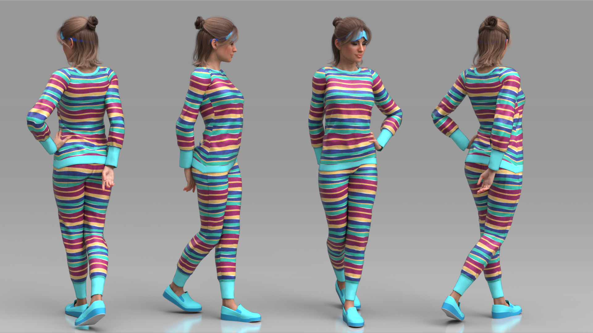 My Pyjamas Visual Everyday Pyjamas - Character Creator/Outfit - Reallusion Content Store