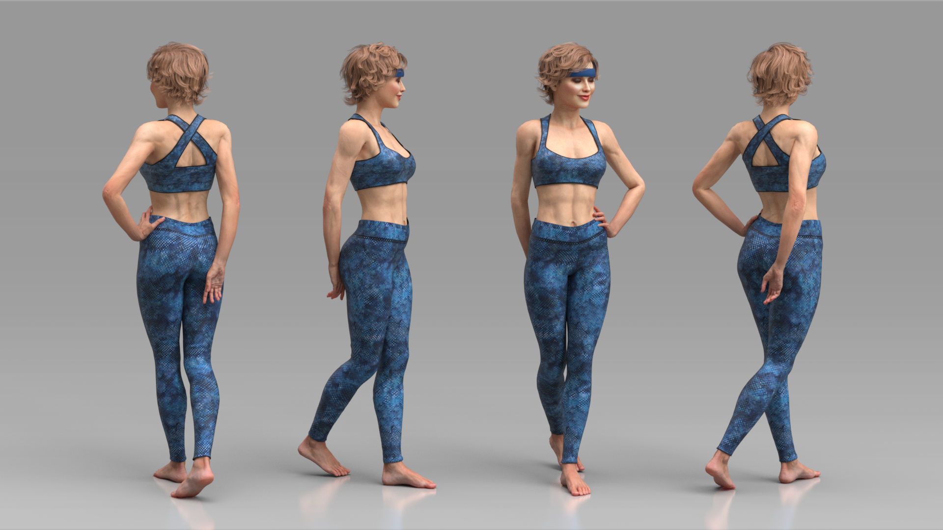 Yoga Workout - Character Creator/Outfit - Reallusion Content Store