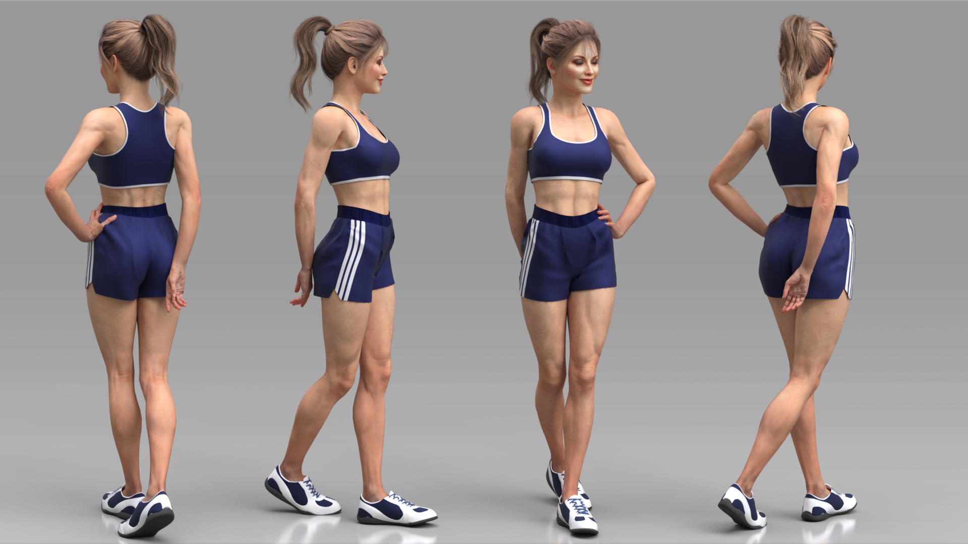Gym & Yoga Workout Combo - Character Creator/Outfit - Reallusion ...