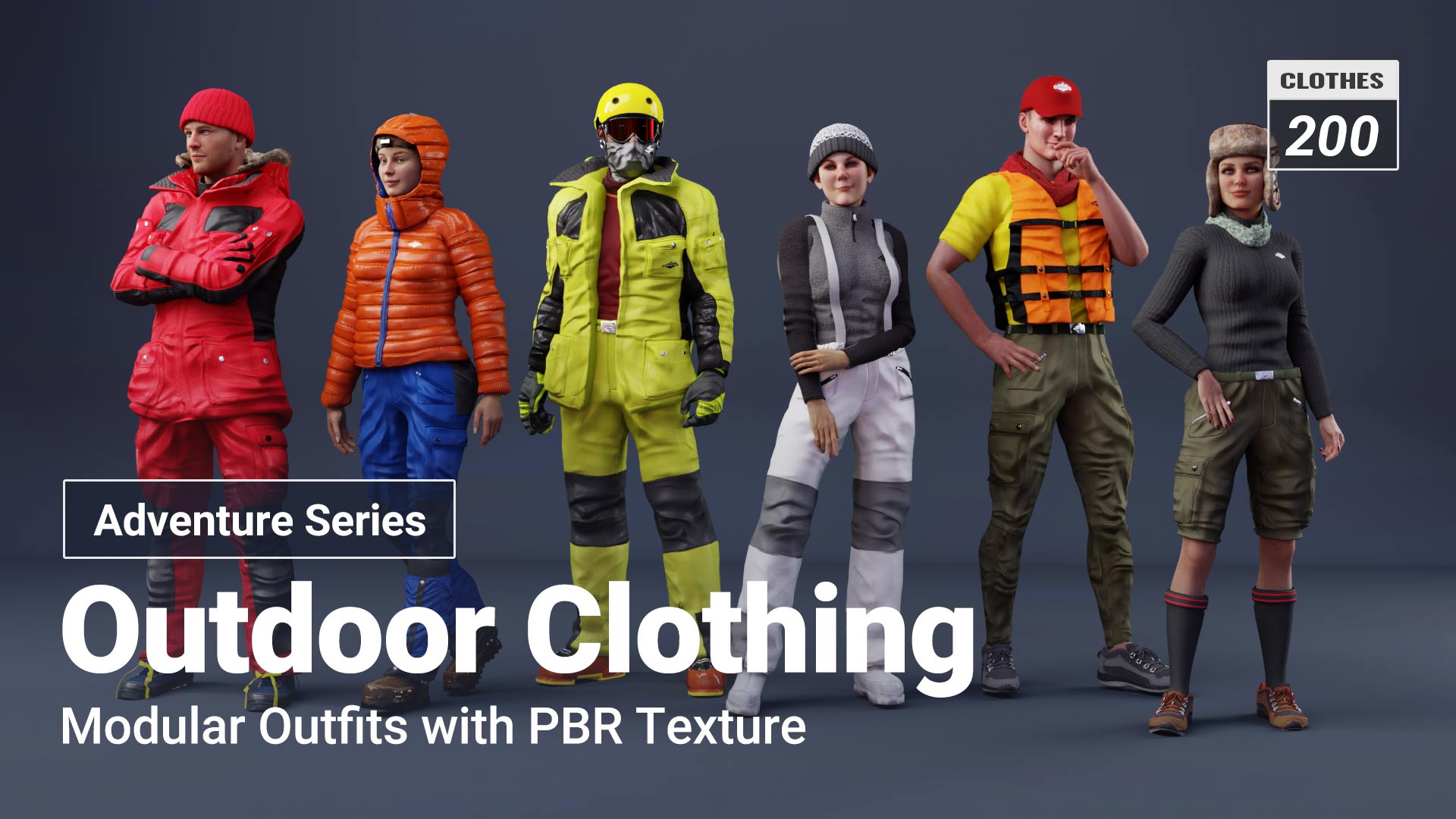 Adventure Series - Outdoor Clothing - Character Creator/Outfit - Reallusion  Content Store