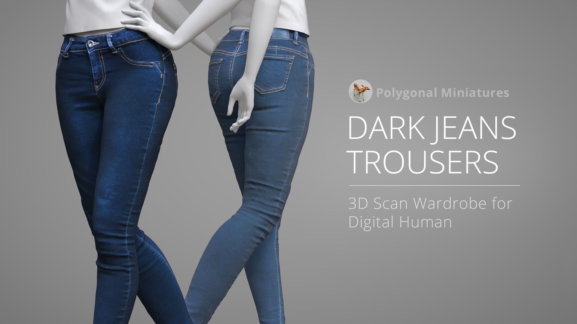 Dark Jeans Trousers