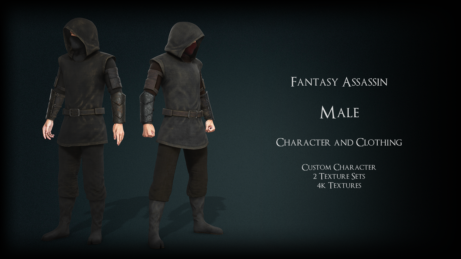Fantasy Assassin - Male - Character Creator/Outfit - Reallusion