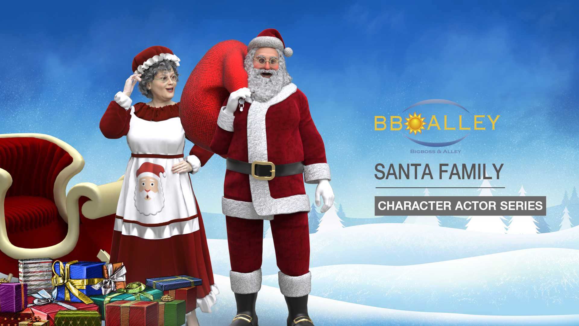Santa Claus Family