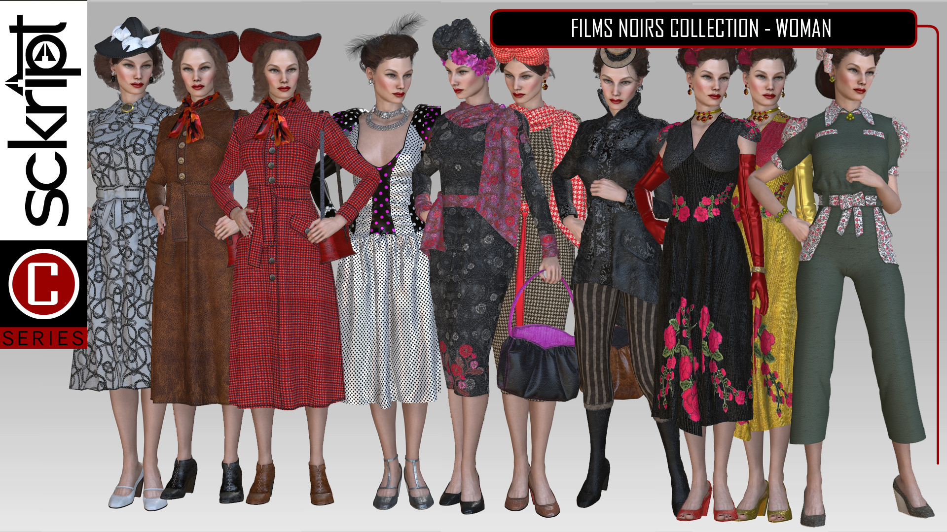 Sckript Films Noirs 2.0 - Women Looks
