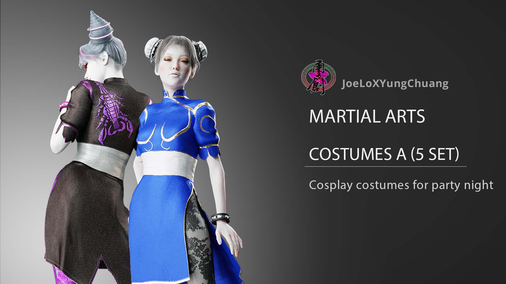 Martial Arts - Costume A - 5 Set