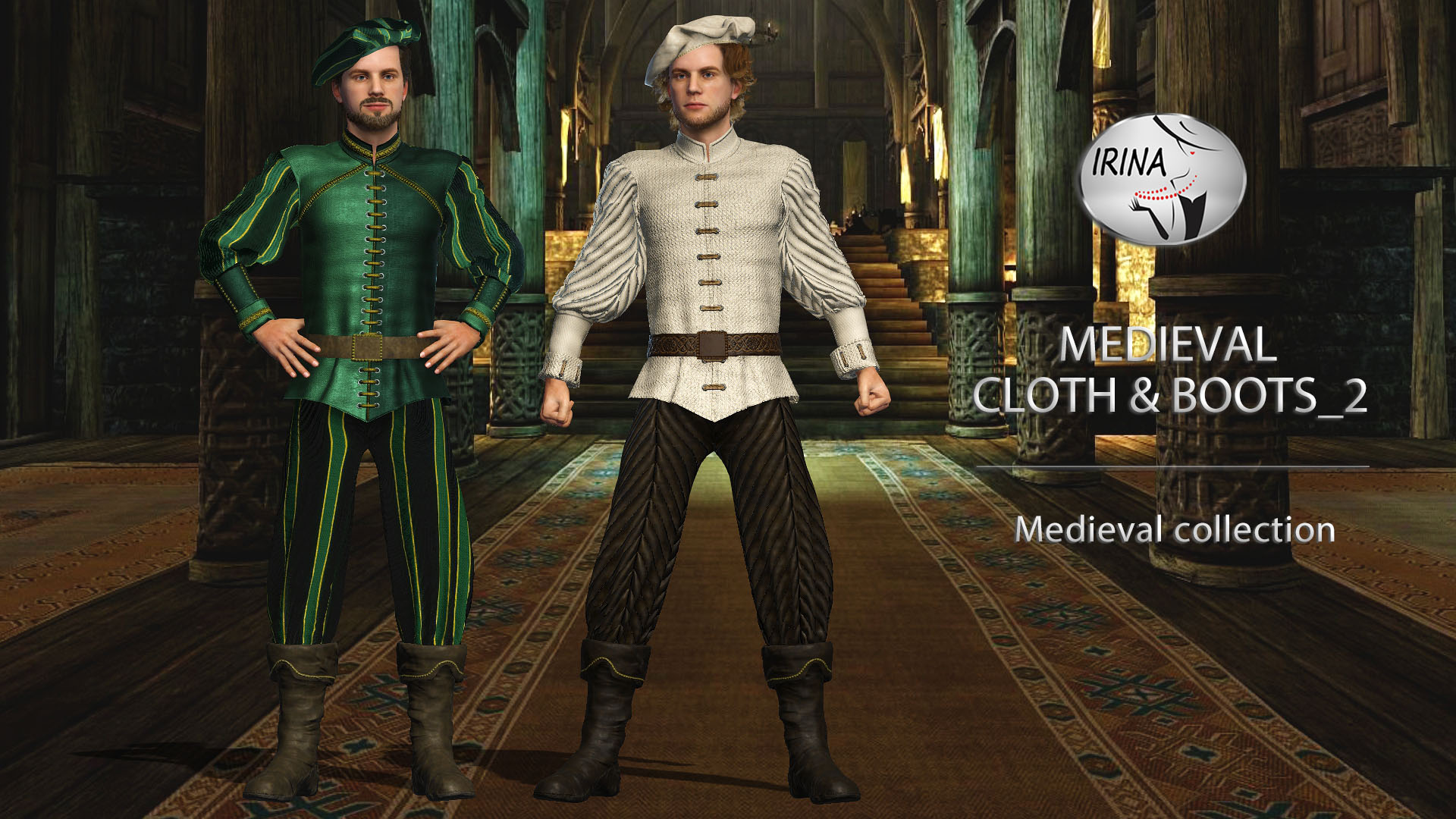 Medieval cloth and boots_2