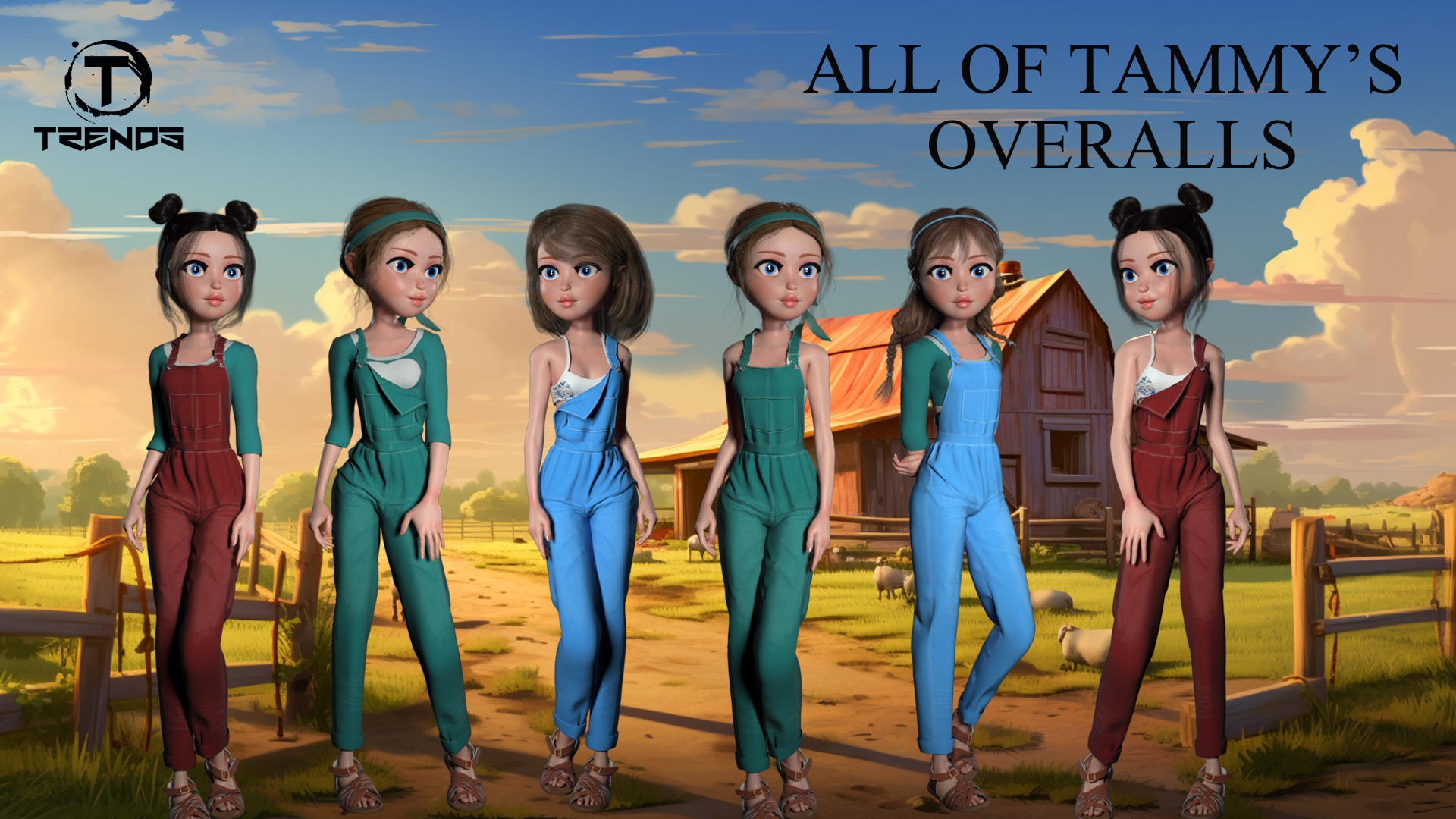 All of Tammy's Overalls Outfits