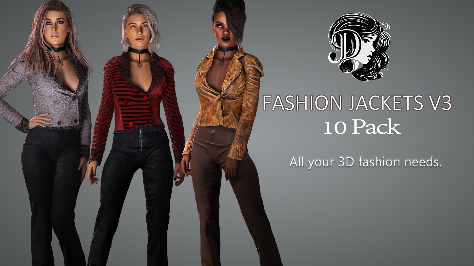 Fashion Jackets V3_10 Pack