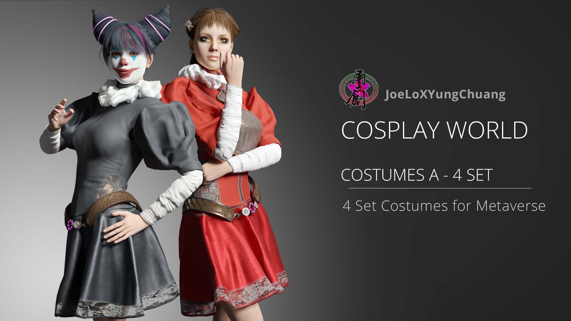 Cosplay World - Costumes A 4 Set