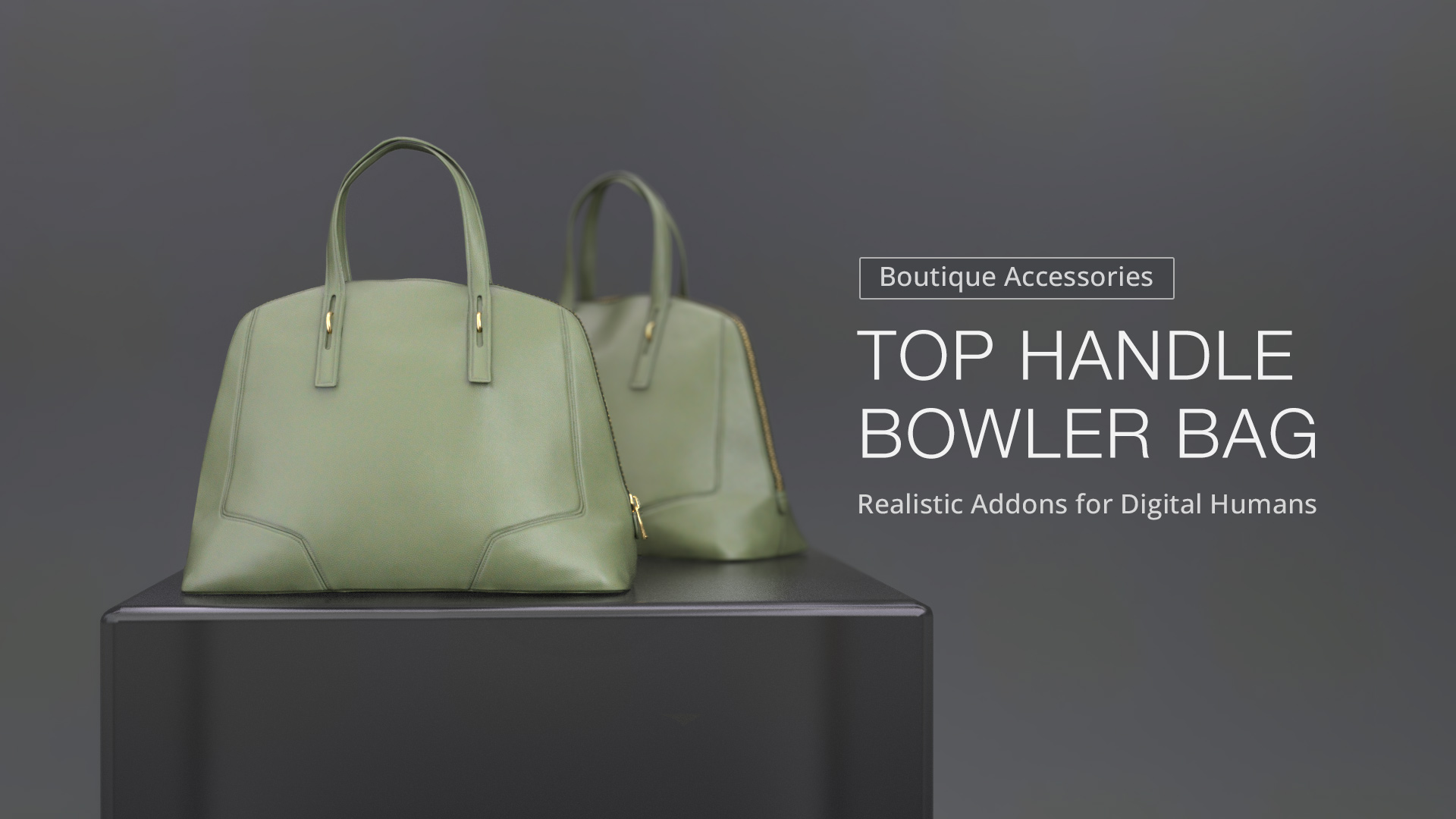 Top Handle Bowler Bag