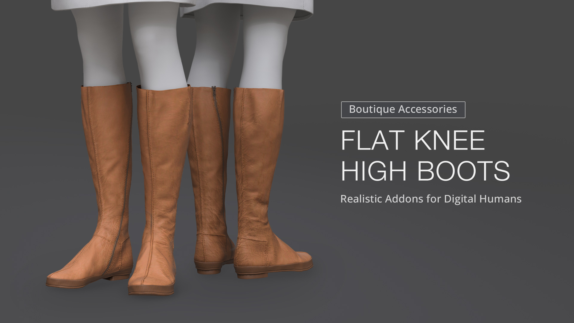 Flat Knee High Boots
