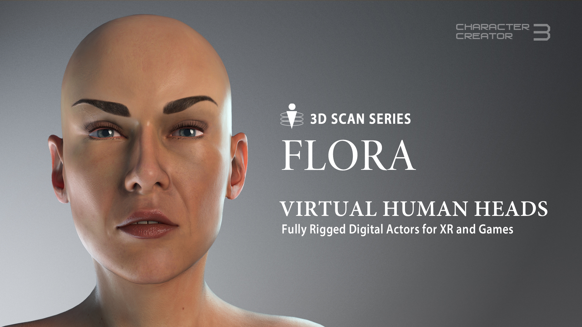 Virtual Human Heads - Flora