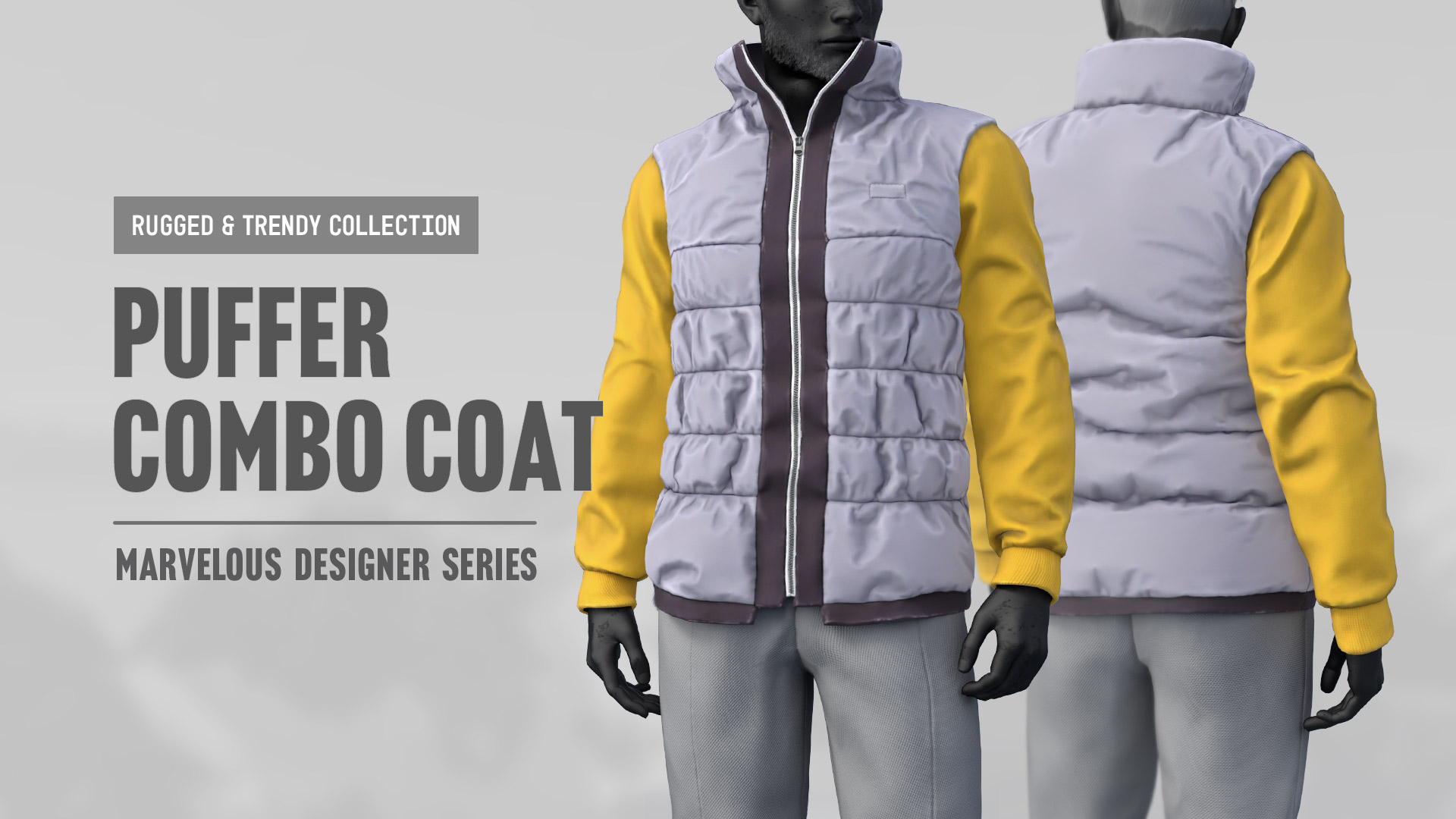 Puffer Combo Coat