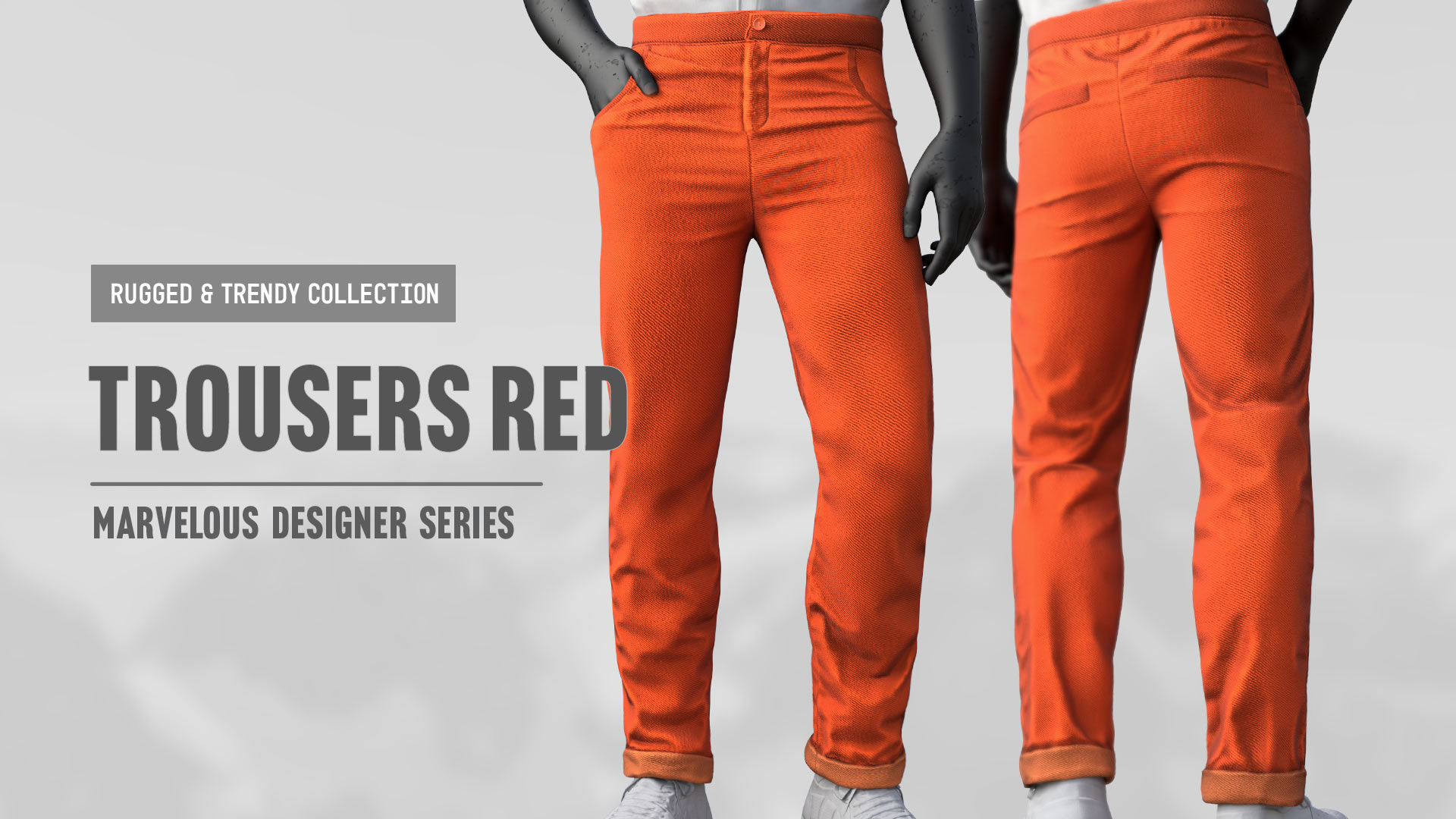 Trousers Red