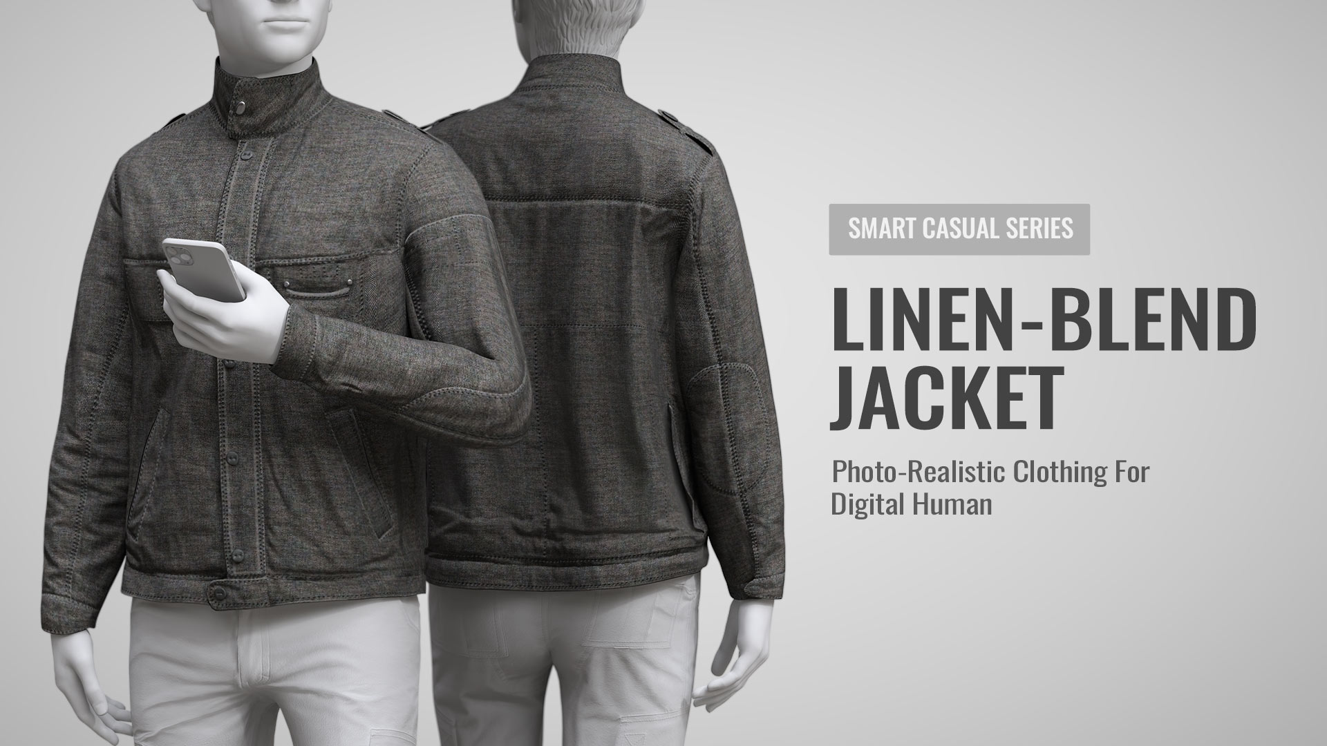 Linen-Blend Jacket