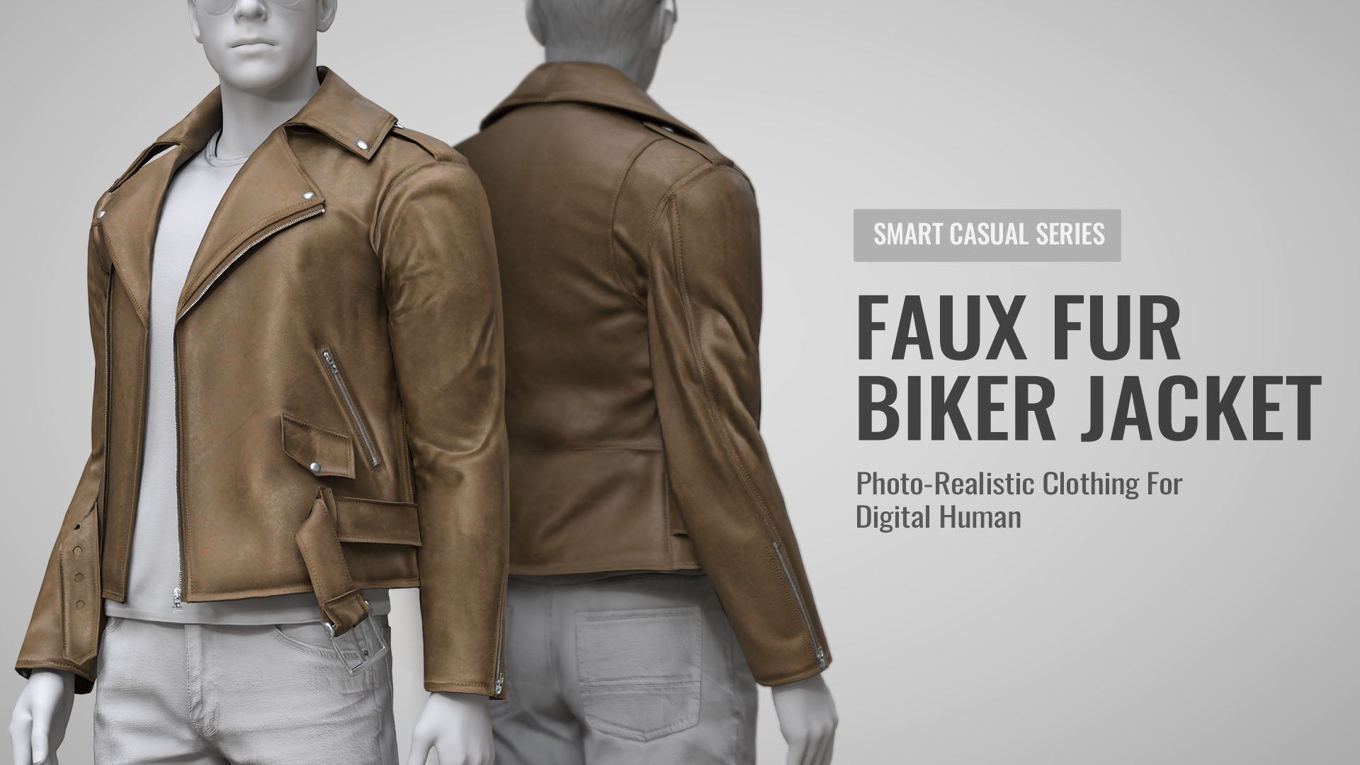 Alta Faux Fur Biker Jacket | Creme
