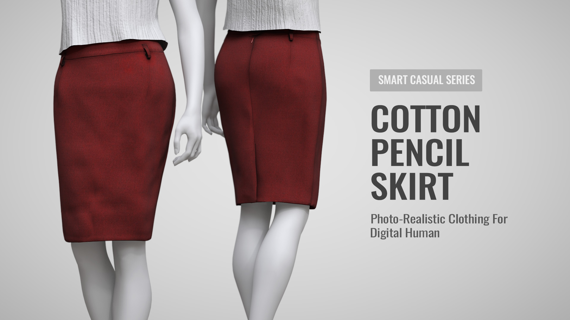 Cotton Pencil Skirt