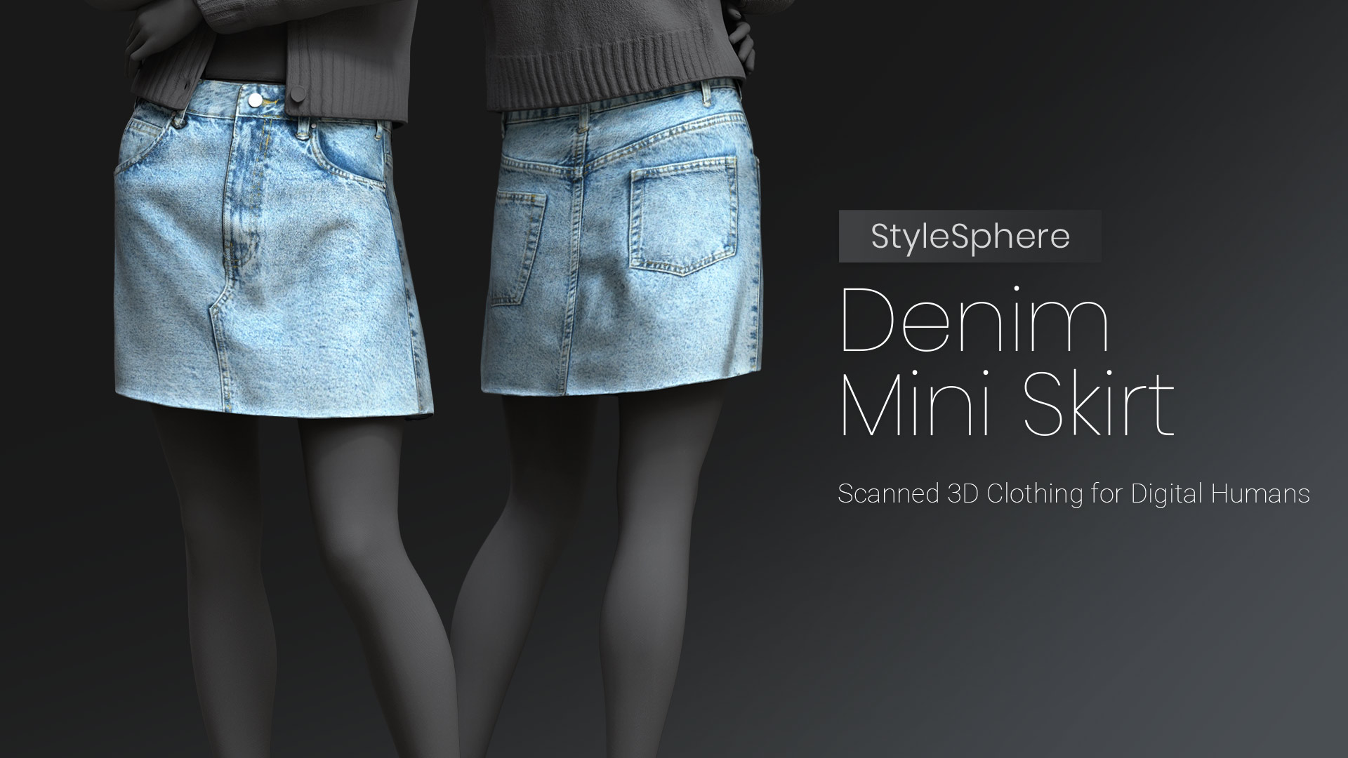 Denim Mini Skirt