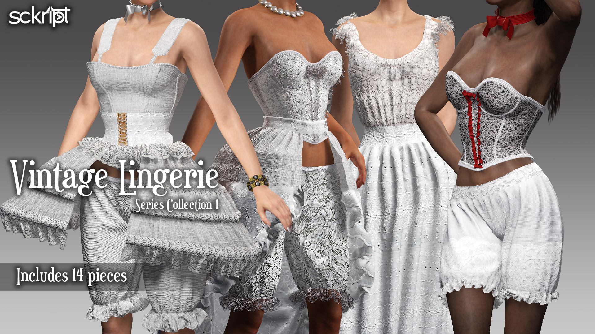 Sckript Vintage Lingerie Series 1