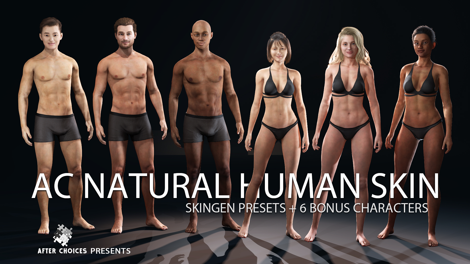 AC Natural Human Skin -SkinGen Presets & Characters