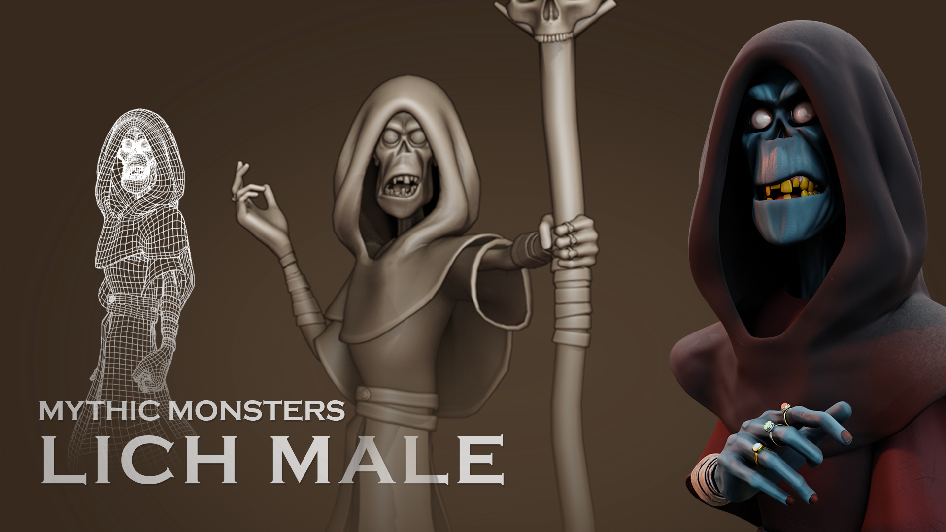 Mythic Monsters - Lich Male