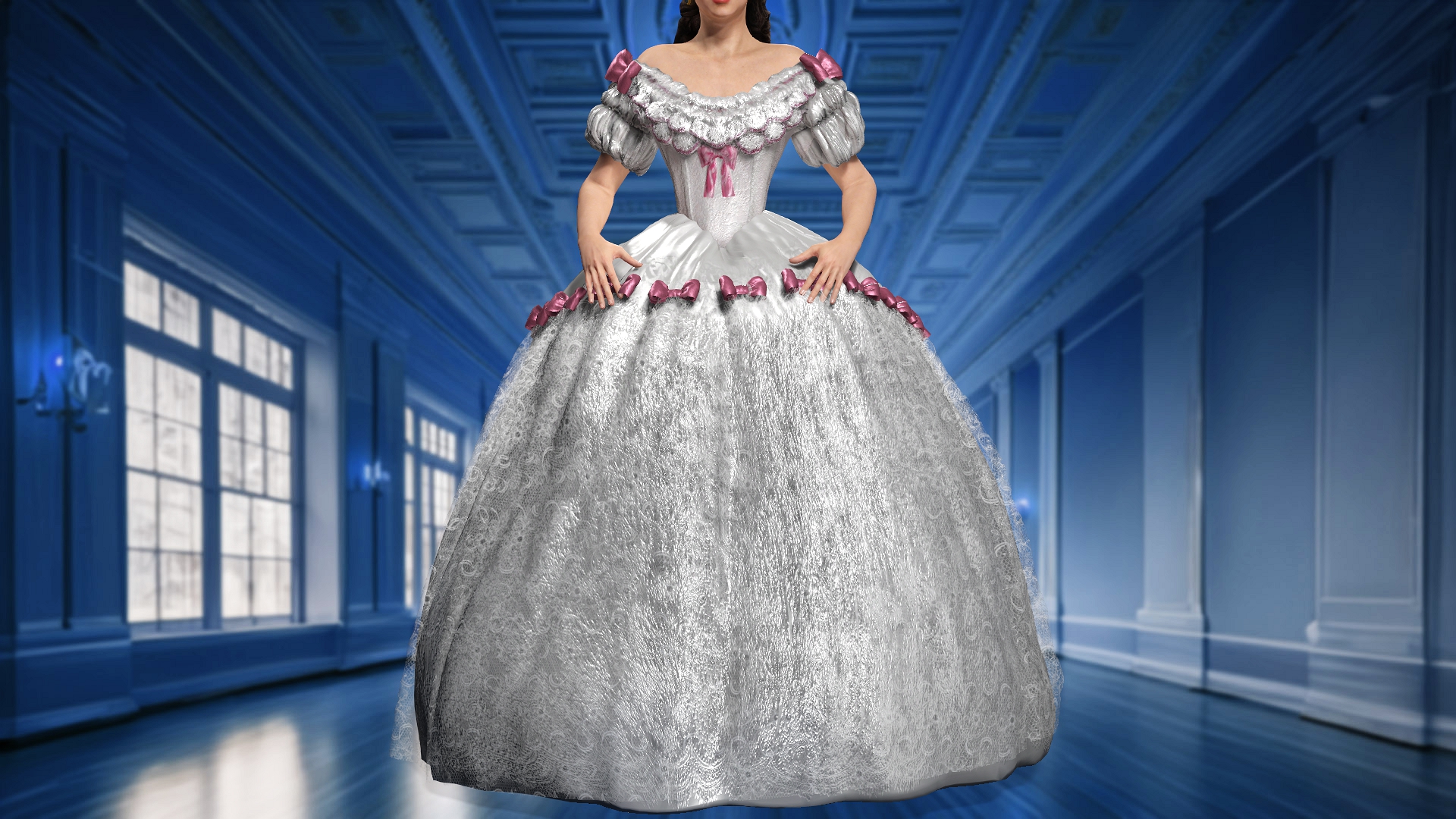 princess sisi wedding dress Empress Elisabeth's 19th-century white silk farewell wedding dress