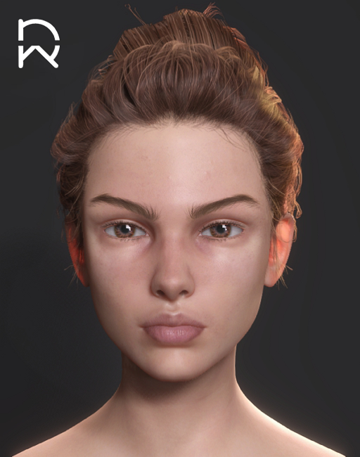 No.001 ） A female character I created Female Character Base Models Vol.1 - Character Creator/Combo