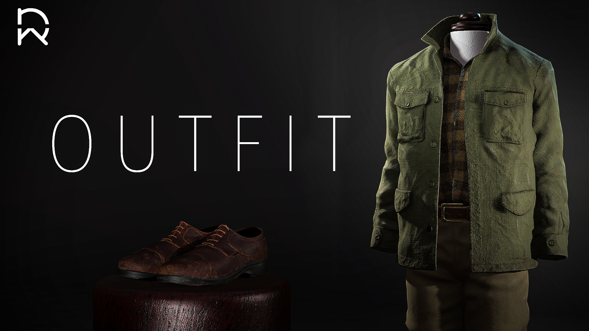 Classic Military-Inspired Casual Outfit