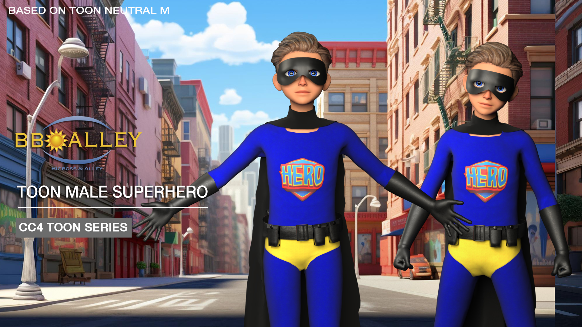 Toon Superhero Male