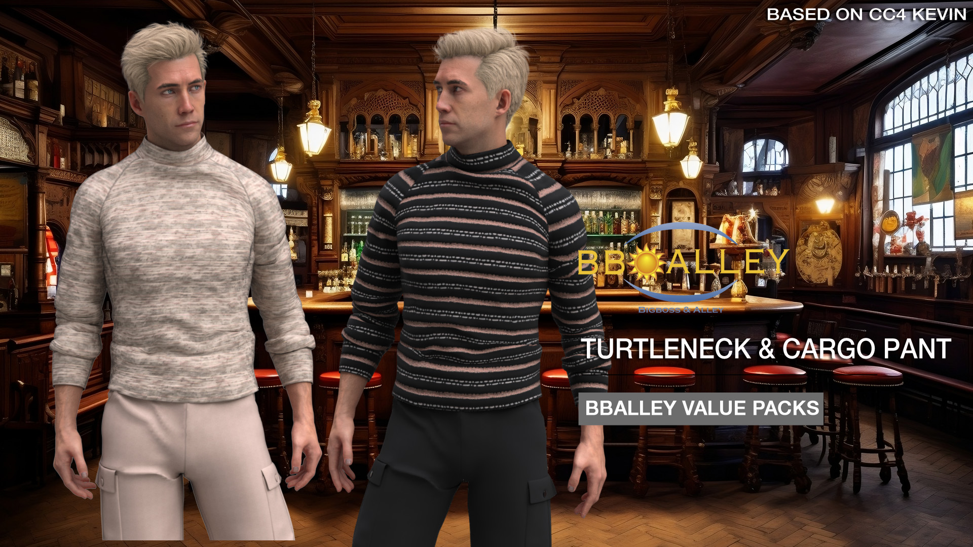 Kevin Cargo Pant & Turtleneck