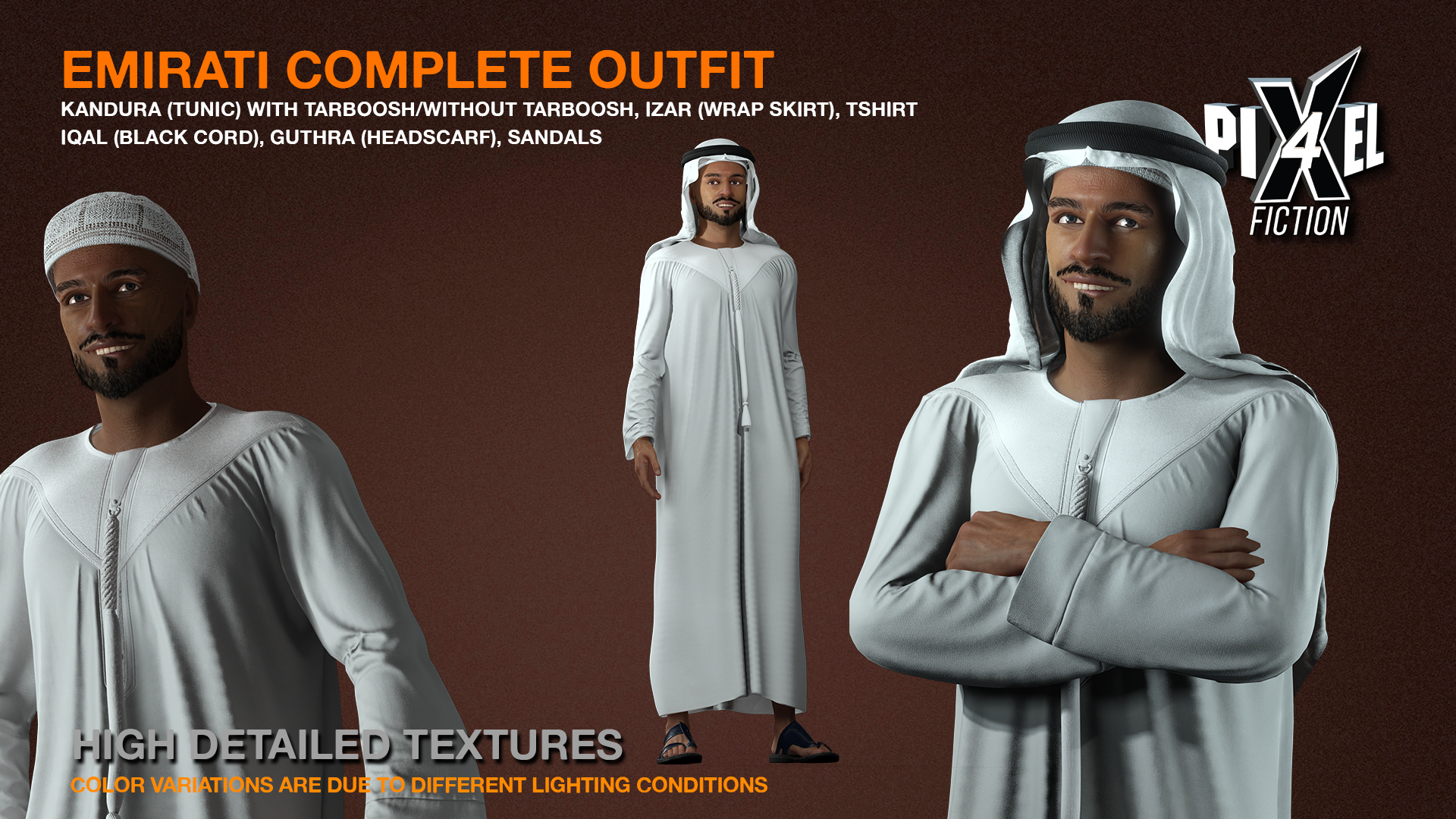 Emirati Complete Outfit